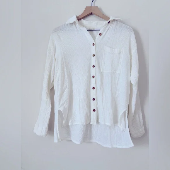 Billabong “In The Tide” White Beach Shirt - Picture 5 of 14